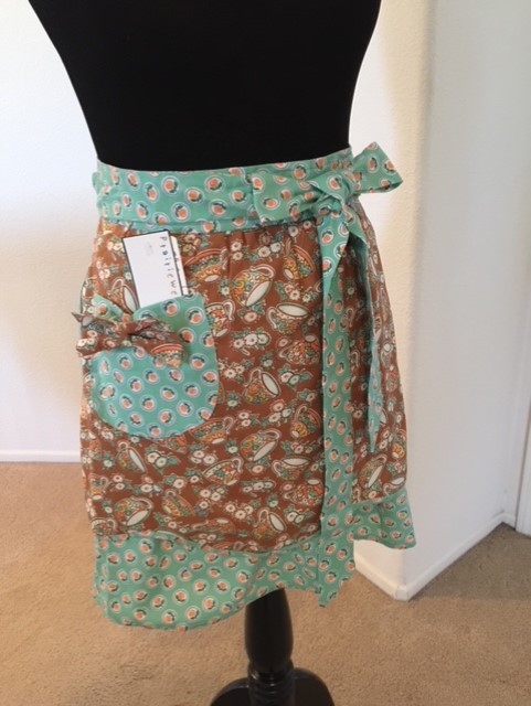 Green and Brown Design Apron