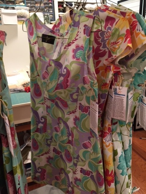 Floral Dress With Swirl Design 2